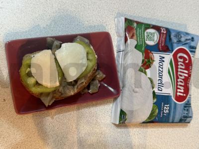 Brusketa su pievagrybiais ir mocarela Žingsnis 6