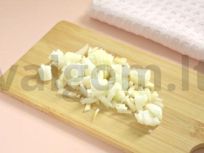 Vištienos širdelės su grikių koše keptuvėje Žingsnis 1