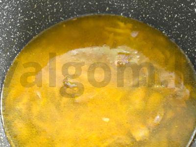 Vištienos širdelės su grikių koše keptuvėje Žingsnis 6