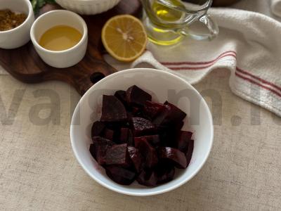 Salotas su burokėliais ir stracciatella Žingsnis 2