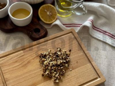 Salotas su burokėliais ir stracciatella Žingsnis 4