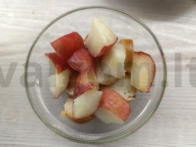 Saldus desertas su sausainiais ir persikais jogurte Žingsnis 2