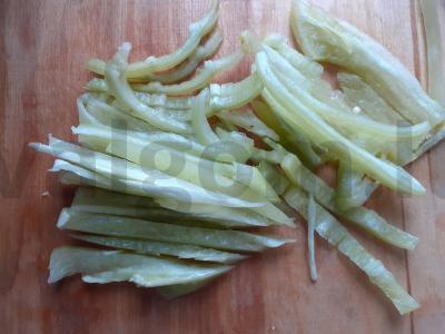 Funchosa su wakame ir saldžiaisiais pipirais Žingsnis 3