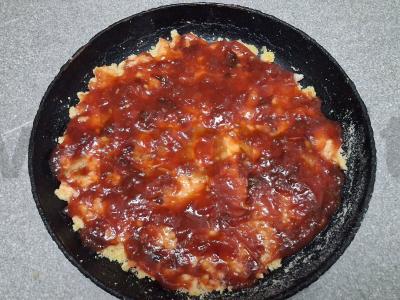 Smėlinis pyragas su slyvų uogiene Žingsnis 4