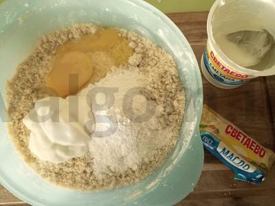 Namų varškės pyragėliai su razinomis Žingsnis 2