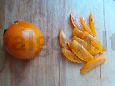 Pšenių košė su persimonais ir linų sėmenimis Žingsnis 3