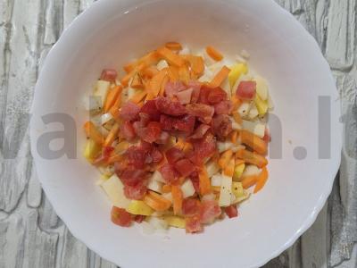 Kvapnus kiaulienos troškinys puoduose Žingsnis 5