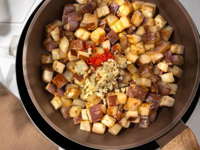 Keptų baklažanų paštetas Žingsnis 4