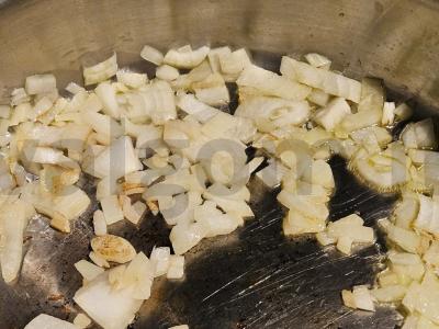 Sūris su rūkytomis dešromis pietums Žingsnis 1