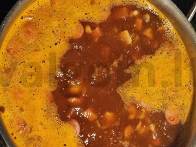 Sūris su rūkytomis dešromis pietums Žingsnis 3