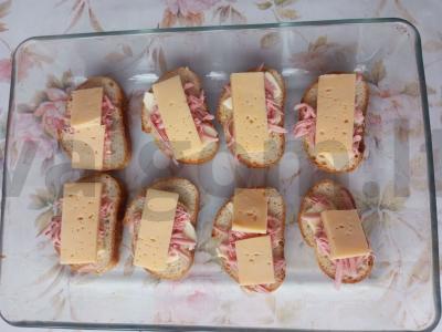 Karšti sumuštiniai su doktorine dešra Žingsnis 5