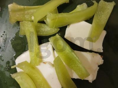 Tortiljonai su sūriu ir daržovėmis Žingsnis 4