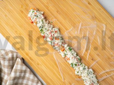 Ryžių popieriaus sraigės Žingsnis 4