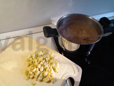 Šokoladinė grikių košė su obuoliu Žingsnis 3