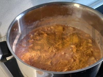 Šokoladinė grikių košė su obuoliu Žingsnis 4