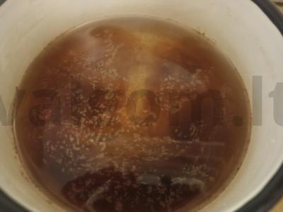 Pieno gėrimas su cikorija ir karamele Žingsnis 1