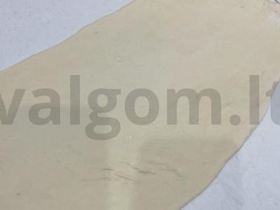 Minkštųjų varškės sraigės su braškėmis Žingsnis 6