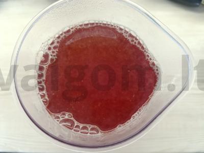 Brusnicų morsas su cukrumi Žingsnis 5