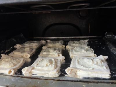 Sluoksniuoti vokeliai su varškės įdaru Žingsnis 8