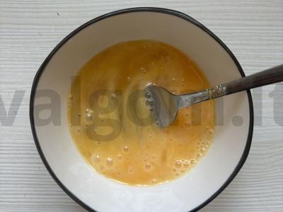 Tortilija su kiaušiniais ir grybais pusryčiams Žingsnis 4