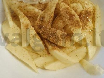 Kaimiškos bulvės su prieskoniais augaliniame aliejuje Žingsnis 4