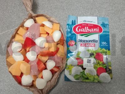 Kalakutienos filė su moliūgu, paprikomis ir mocarela Žingsnis 6