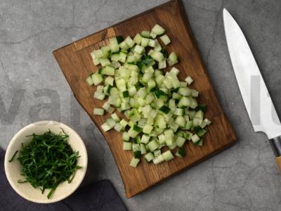 Šalta sezamo makaronai Žingsnis 5