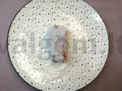 Vištienos ritinėliai su sūriu džiūvėsėliuose Žingsnis 7