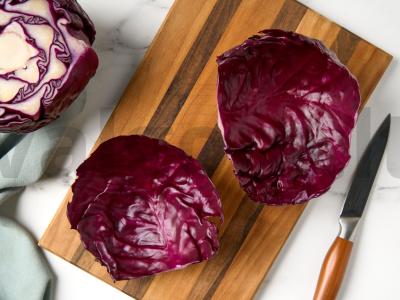 Bowl kopūstų lėkštėje Žingsnis 3