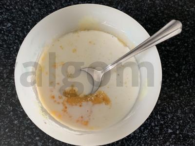 Pieninis pudingas su krakmolu Žingsnis 3