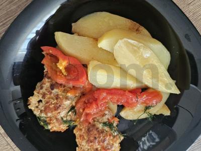 Kotletai pomidorų padaže su bulvėmis Žingsnis 9