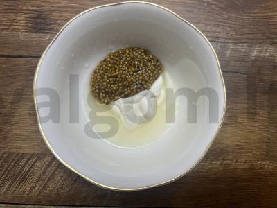 Kepta kiauliena garstyčių marinate vakarienei Žingsnis 1