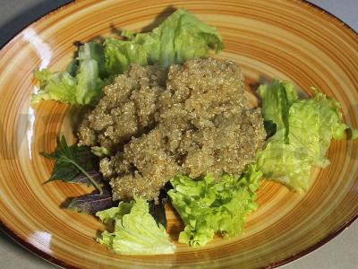 Salotos su quinoa, avokadu ir vyšniniais pomidorais Žingsnis 8