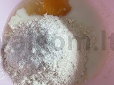 Blynai su riebalais ir cinamonu Žingsnis 3