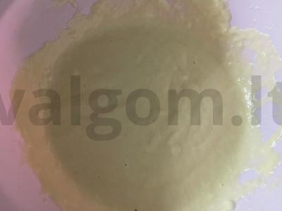 Blynai su riebalais ir cinamonu Žingsnis 4