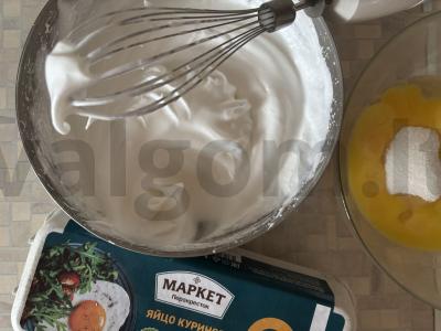 Klasikinis tortas „Praha“ Žingsnis 1