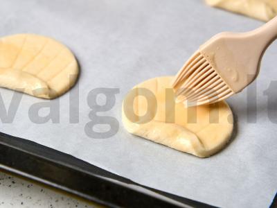 Užkandis „Jūrinė kriauklė“ su putpelių kiaušiniais Žingsnis 3