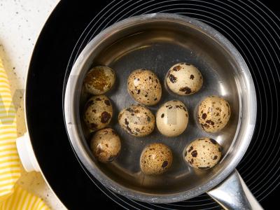 Užkandis „Jūrinė kriauklė“ su putpelių kiaušiniais Žingsnis 5