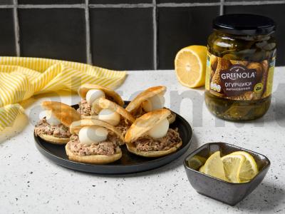 Užkandis „Jūrinė kriauklė“ su putpelių kiaušiniais pagrindine nuotrauka