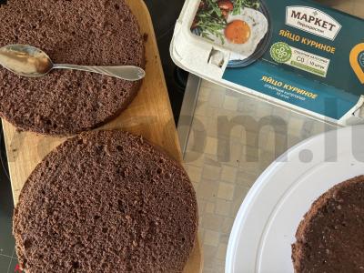 Klasikinis tortas „Praha“ Žingsnis 6