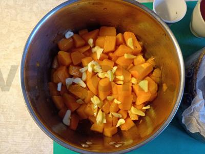 Kepta moliūgų su mocarela Žingsnis 2