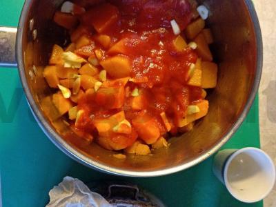 Kepta moliūgų su mocarela Žingsnis 3