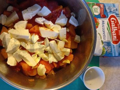 Kepta moliūgų su mocarela Žingsnis 5