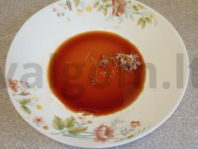 Marinuoti cukinijos su sojų padažu ir medumi Žingsnis 1