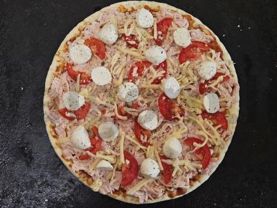 Krisčiai sūrio pica su doktorine dešra Žingsnis 4