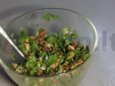 Gruziniškas lobio su alyvuogių aliejumi Žingsnis 8