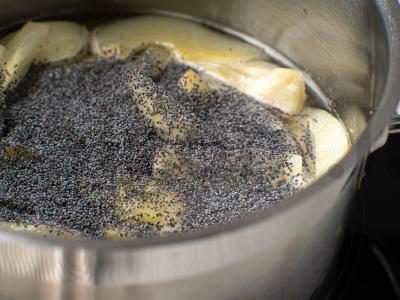 Kriaušių uogienė su aguonomis Žingsnis 5