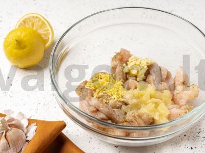 Kiaulienos krūtinėlė gruziniškai Žingsnis 2