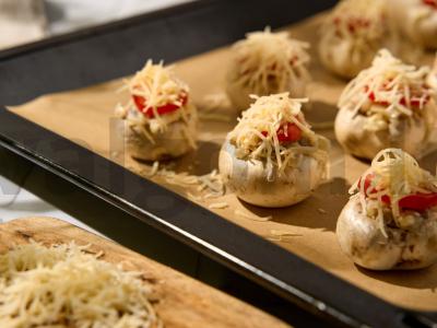 Grybai su sūriu orkaitėje Žingsnis 7