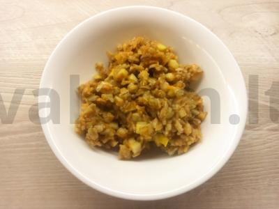 Saldžioji avižinė košė su obuoliu ir morkomis pagrindine nuotrauka